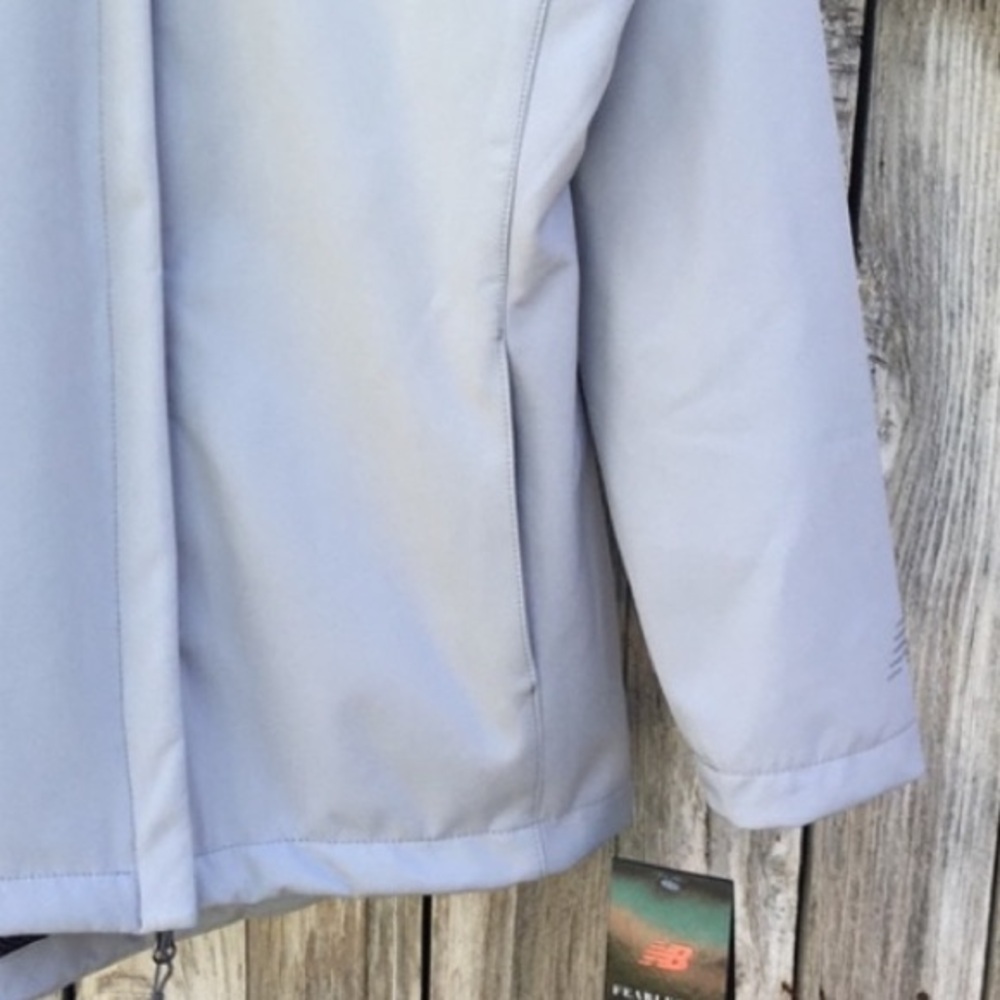NWT New Balance Softshell 4 Way Stretch Jacket Gray S - Picture 7 of 14